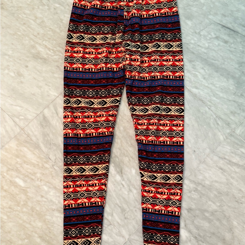 Always USA Colorful Patterned Kids Leggings